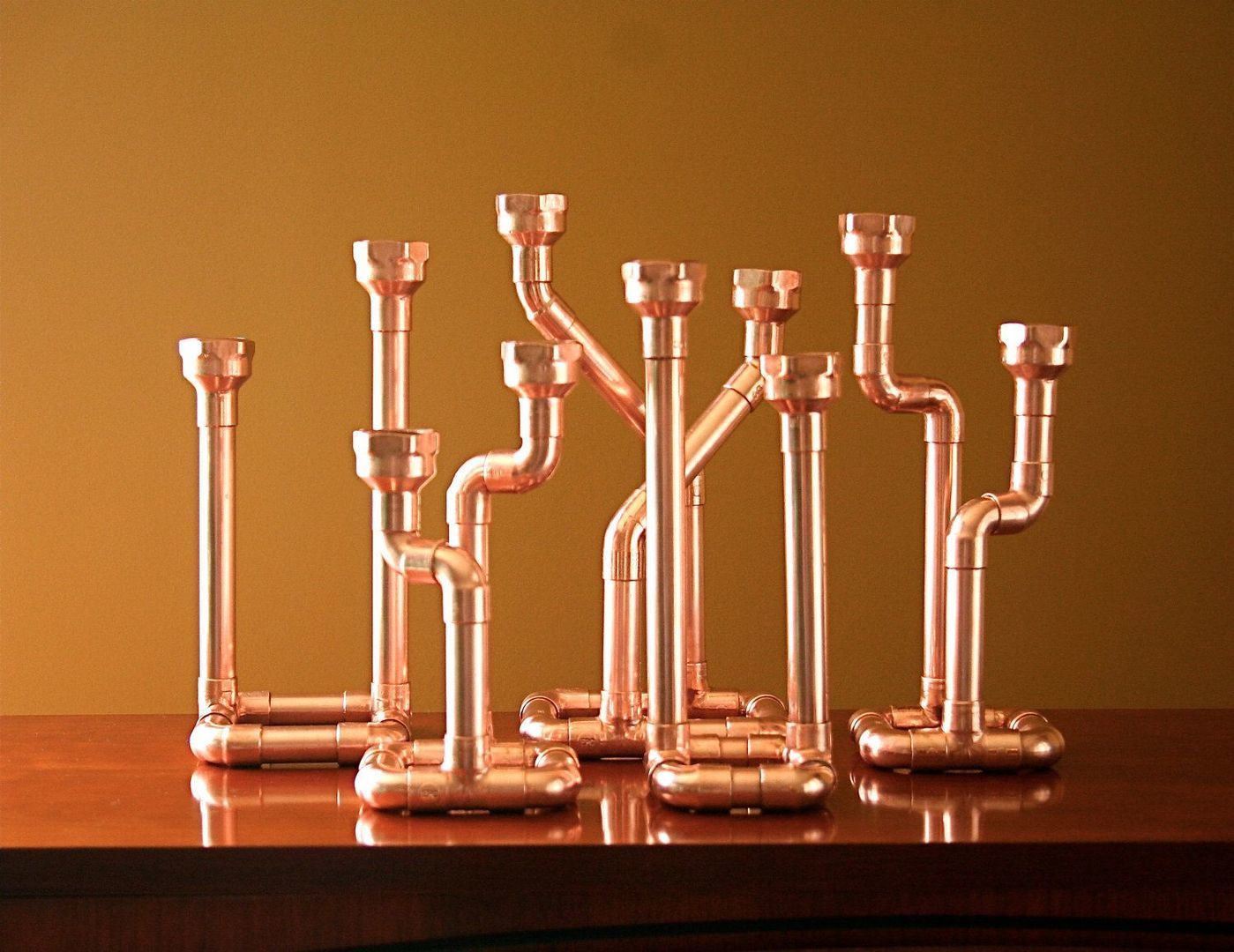 Декоративные водопроводные трубы
