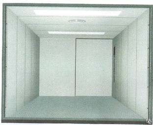 Лифт 2-створчатое боковое открывание дверей 