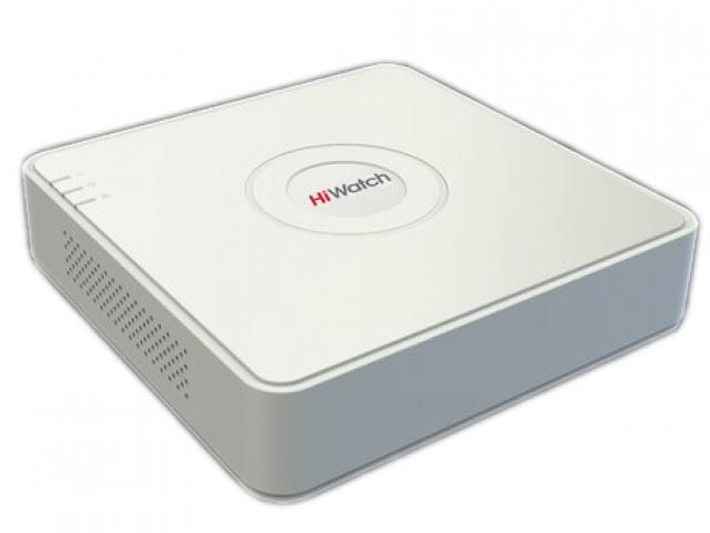 Видеорегистратор гибридный HiWatch DS-H204QA(B). 4 канала до 3Мп + 1 IP до 6Мп
