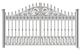 Кованные ворота 