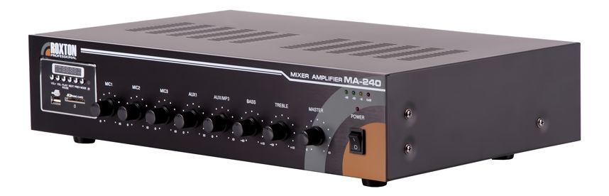 МА-240 USB-проигрыватель-тюнер-усилитель 240 Вт, 3 микр./2 лин. входа, ИК-п
