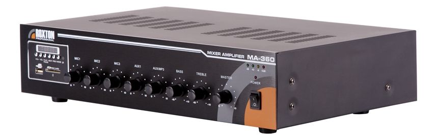 МА-360 USB-проигрыватель-тюнер-усилитель 360 Вт, 3 микр./2 лин. входа, ИК-п