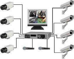 Установка цифрового IP видеонаблюдения 8 камеры (цифровые IP камеры 1,3 Мп)