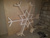 Новогодняя снежинка звезда из дерева #3