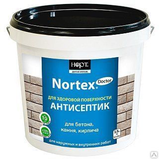Пропитка Nortex Doctor (нортекс Доктор) для бетона, камня, кирпича, 9,5 кг