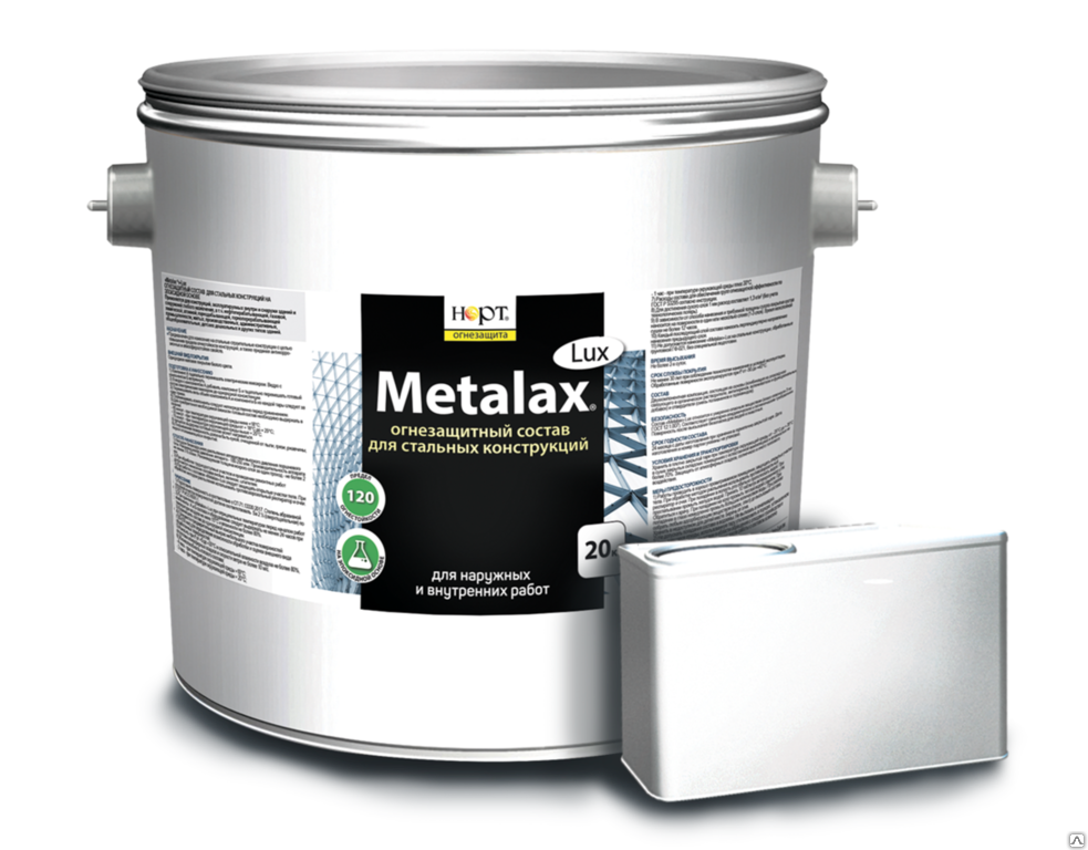 Состав Metalax-Lux для огнезащиты конструкций, 21,2 кг Двухкомпонентный