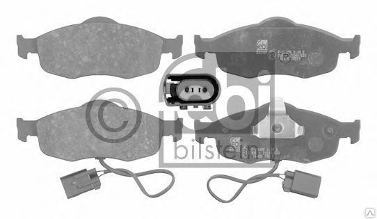 Колодки тормозные дисковые передние FEBI 16035 (Ford)