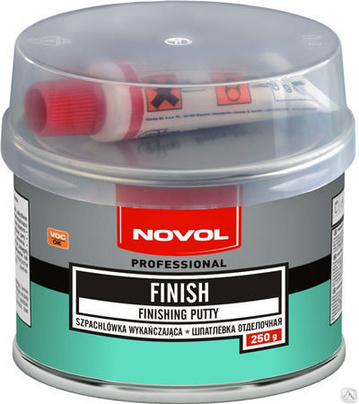 Шпатлевка отделочная NOVOL Finish (250 g) 1
