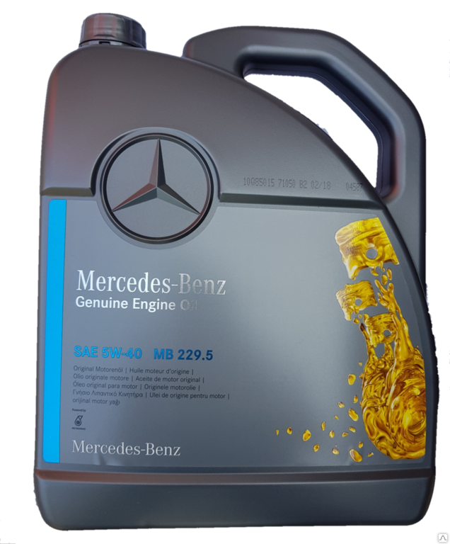 Моторное масло Mercedes-Benz MB 229.5 5W-40 (5 л)