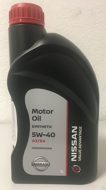 Масло моторное Nissan Motor Oil 5W-40 A3/B4 Value Advantage 3+ (1 л)