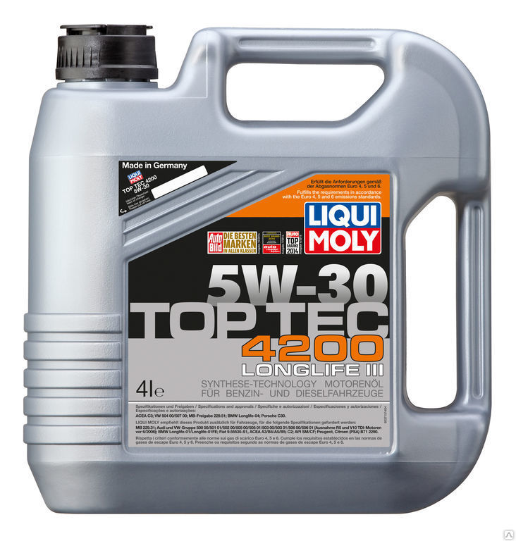 Масло моторное LIQUI MOLY Top Tec 4200 5W-30 (4 л)
