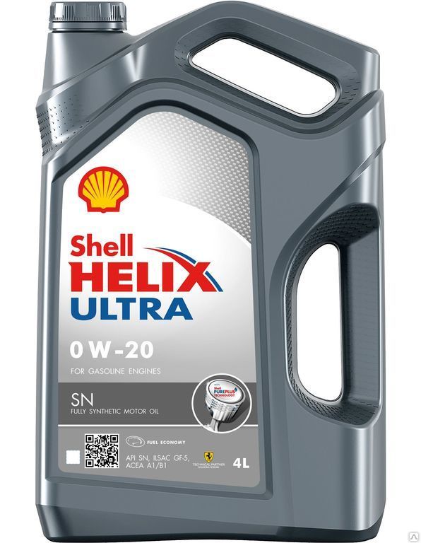 Масло моторное Shell Helix Ultra SN 0W-20 (4 л)