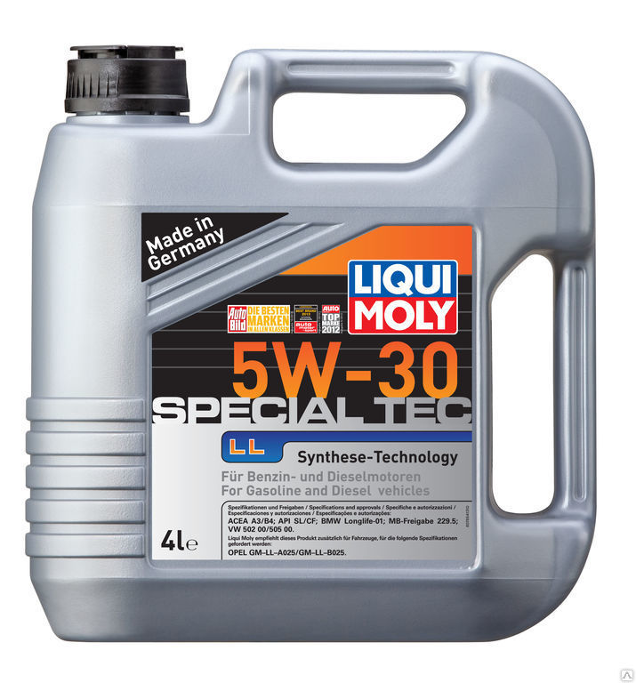 Масло моторное LIQUI MOLY Special Tec LL 5W-30 (4 л)