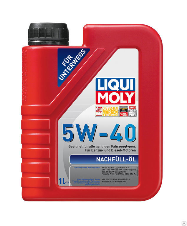 Масло моторное LIQUI MOLY Nachfull Oil 5W-40 (1 л)