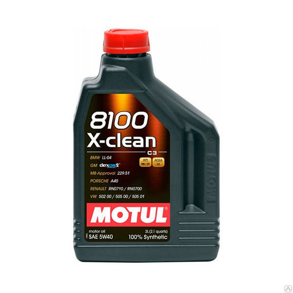 Масло моторное MOTUL 8100 X-clean C3 5W-40 (2 л)