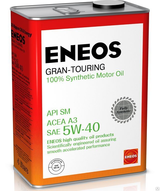 Масло моторное ENEOS Gran-Touring 100% Synthetic 5W-40 (4 л)