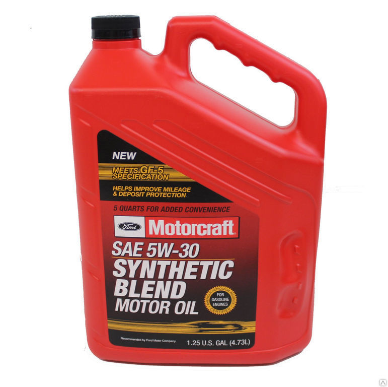 Масло моторное Ford Motorcraft Synthetic Blend 5W-30 (4,73 л)