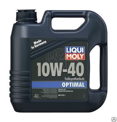 Масло моторное LIQUI MOLY Optimal 10W-40 (4 л)