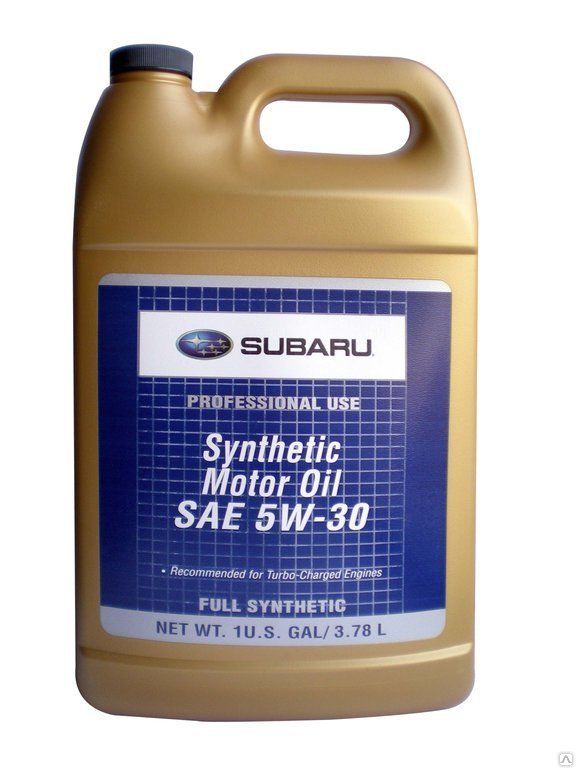 Масло моторное SUBARU Synthetic Motor Oil 5W-30 (3,78 л)