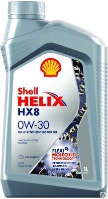 Моторное масло Shell Helix HX8 0W-30 (1 л)