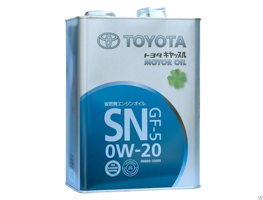 Масло моторное Toyota SN/GF-5 0W-20 (4 л)