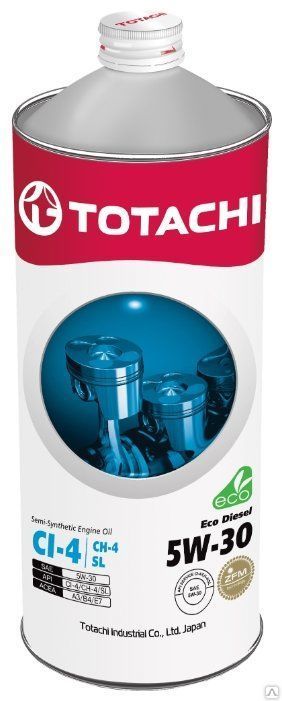 Масло моторное TOTACHI Eco Diesel Semi-Synthetic CI-4/CH-4/SL 5W-30 (1 л)