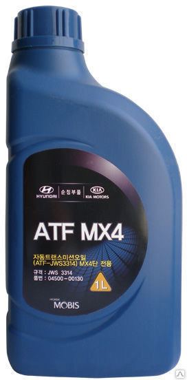Масло трансмиссионное Hyundai / Kia ATF MX4 JWS 3314 (1 л)