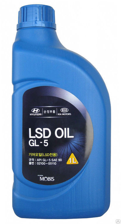 Масло трансмиссионное Hyundai LSD Oil GL-5 SAE 90 (1 л)