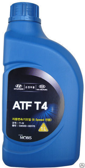 Масло трансмиссионное для АКПП Hyundai / Kia ATF T4 (1 л)