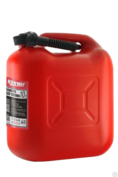 Канистра для топлива RUNWAY 10л (цвет красный)