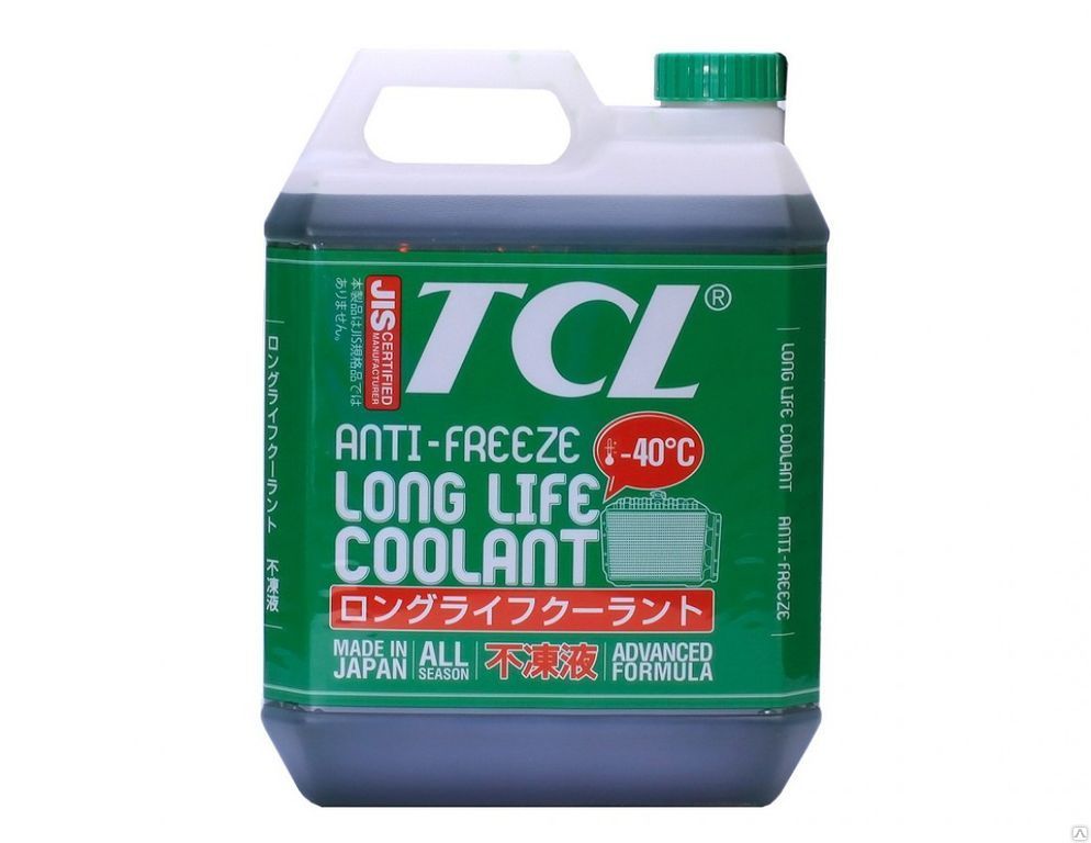Антифриз TCL LLC Green (Long Life Coolant) -40 (4 л) зеленый, готовый