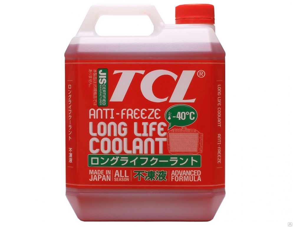 Антифриз TCL LLC RED (Long Life Coolant) -40 (4 л) красный, готовый