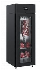 Шкаф холодильный CS107-Meat black Тип 1 (дверь стекло)