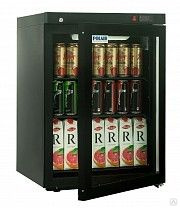 Шкаф холодильный DM102-Bravo с замком (черный) 