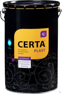 Краска “CERTA-PLAST” с молотковым эффектом шоколад 