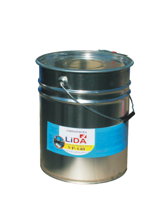 Эмаль полиуретановая УР-140 водная голубая ВГ ф. 10,0 RAL 5021