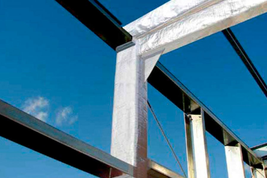 Огнезащита конструктивная ЕТ ЛСТК для легких стальных конструкций ТИЗОЛ