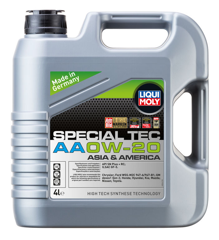 Моторное масло LIQUI MOLY Special Tec AA 0W-20 4 l