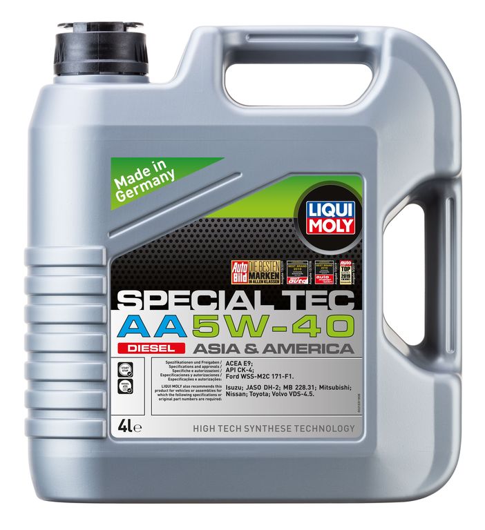 Моторное масло НС-синтетическое Special Tec AA Diesel 5W-40 4 л