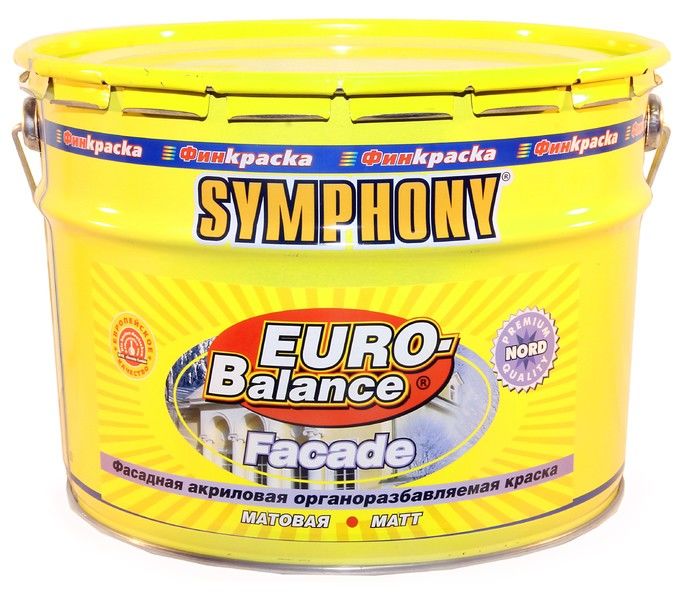Краска для бетонных поверхностей Symphony Euro-Balance Faсade Nord акриловая щелочестойкая