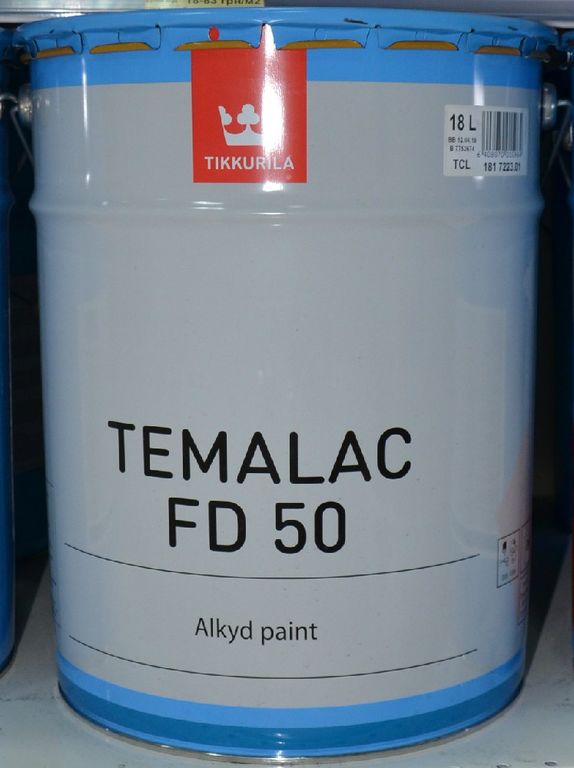 Краска для дерева Tikkurila Temalac 18 л