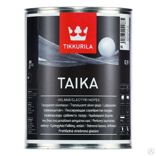Лазурь для стен Tikkurila Taika серебро 0,9 л 