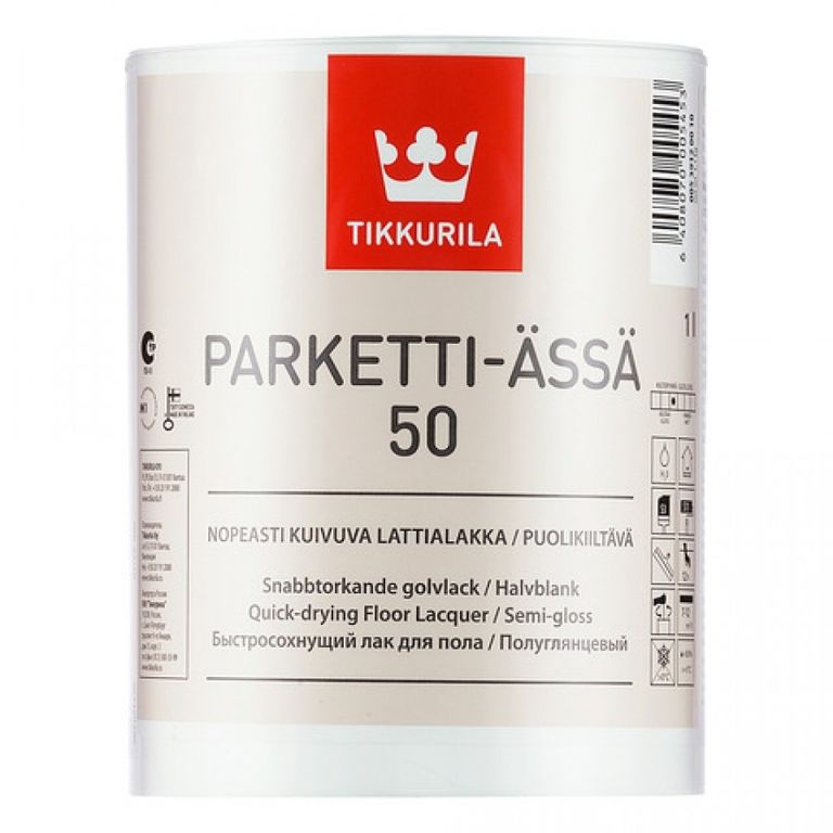 Лак для пола Parketti-Assa 50 полуглянцевый 5 л