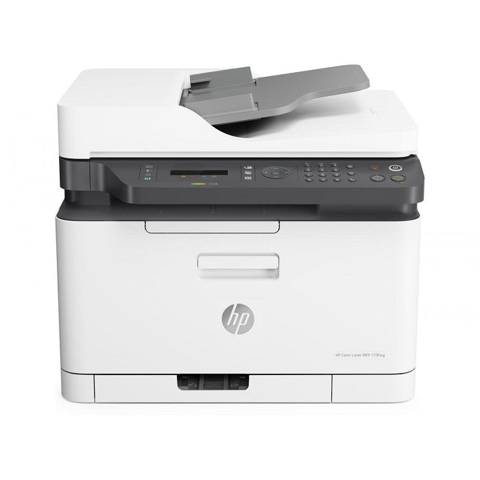 МФУ HP Color LaserJet 179fnw, цветной принтер/сканер/копир/факс, A4, LAN, Wi-Fi, USB, белый