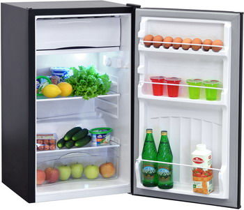 Однокамерный холодильник NordFrost NR 403 B черный