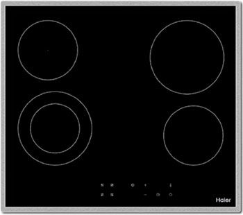 Встраиваемая электрическая варочная панель Haier HHY-C64DFB черный