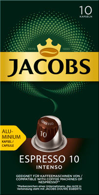 Кофе капсульный Jacobs Espresso 10 Intenso