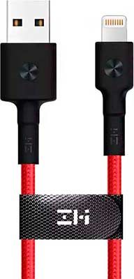 Кабель Zmi USB/Lightning MFi 100 см (AL803) красный