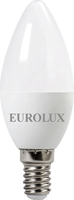 Лампа светодиодная Eurolux LL-E-C37-7W-230-2 7K-E14 (свеча 7Вт тепл. Е14) б