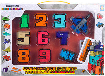 Набор Трансформеры 1 Toy Трансботы ''Боевой расчет'' (10 цифр)